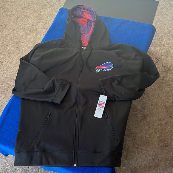 Zubaz Other - Buffalo Bills Zubaz Zip up Hoodie Black XL NWT